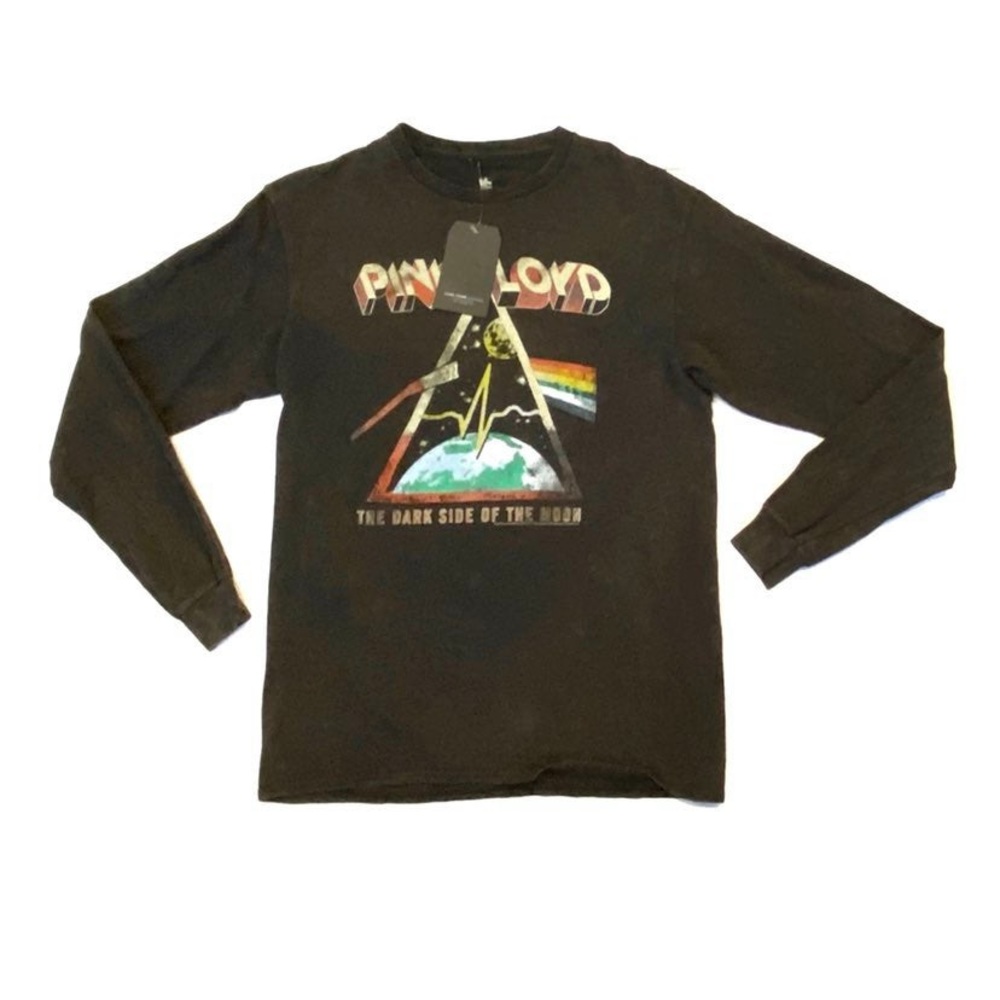 Junk Food Clothing Pink Floyd Long Sleeve Graphic Tee Vintage NWT - Picture 8 of 11
